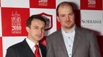 Арен Апикян (PBWM Media) и Алексей Марей («Альфа-Банк»)